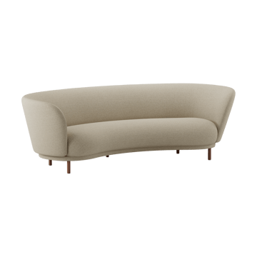 Dandy 3-istuttava sohva - Walnut-Ecriture 240 - Massproductions