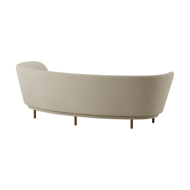 Dandy 3-istuttava sohva, Walnut-Ecriture 240 Massproductions