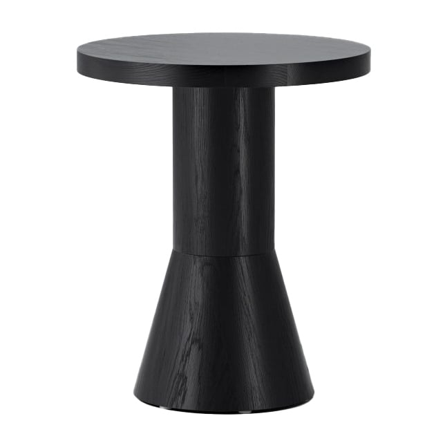 Massproductions Draft pöytä 40 cm Mustaksi petsattu saarni