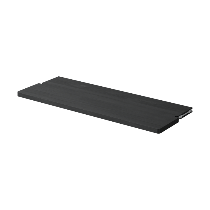 Gridlock Deep Shelf W800 -hyllytaso - Black stained Ash - Massproductions