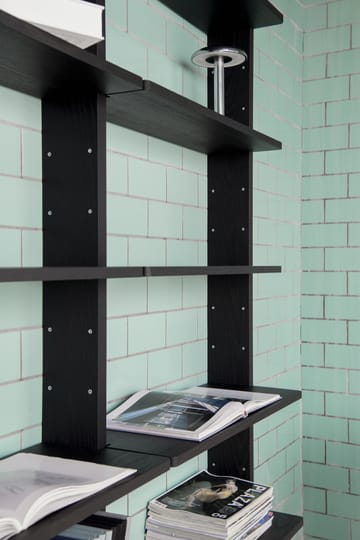 Gridlock Deep Shelf W800 -hyllytaso - Black stained Ash - Massproductions