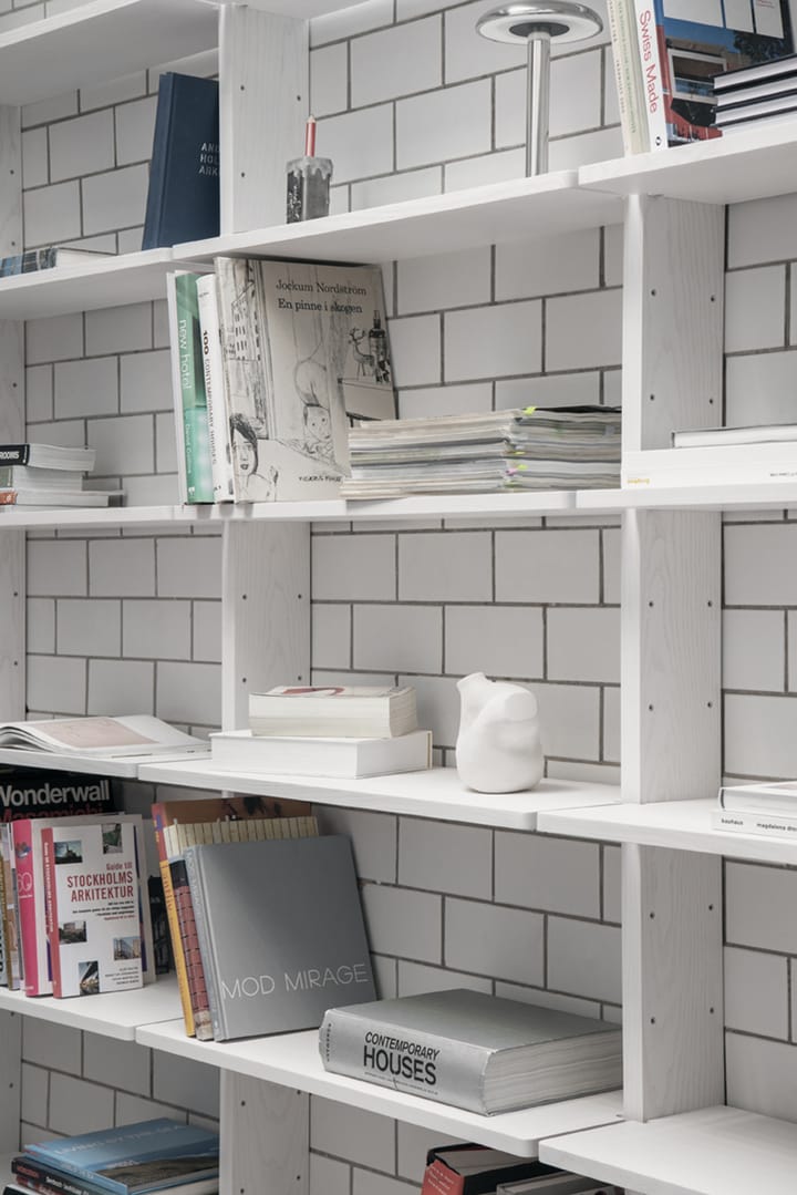 Gridlock Desk -kirjoituspöydän hyllytaso, White stained Ash Massproductions