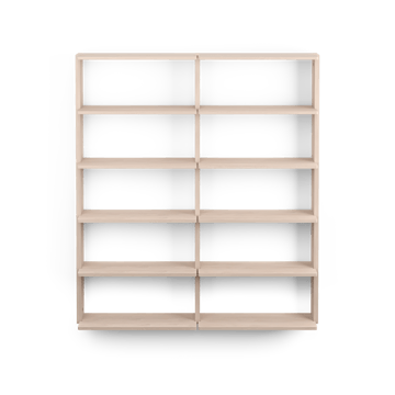 Gridlock - T2-A12-0 -seinähylly - Natural Ash - Massproductions