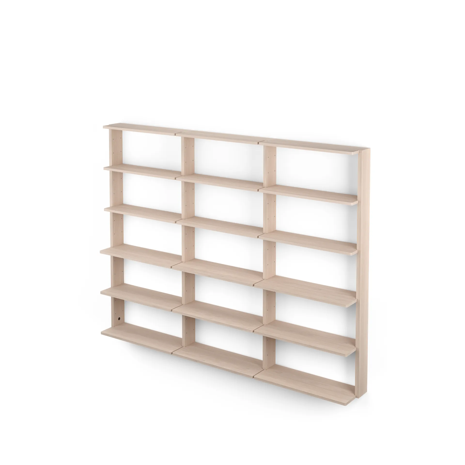 Gridlock - T3-A9-A9 -seinähylly, Natural Ash Massproductions