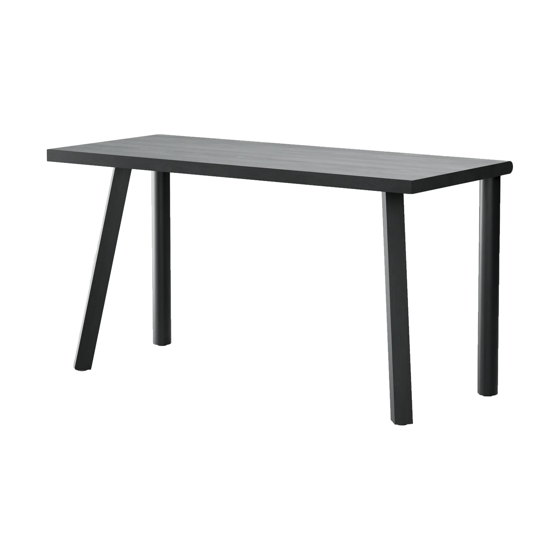 Homework kirjoituspöytä 140x60 cm, Mustaksi petsattu saarni Massproductions