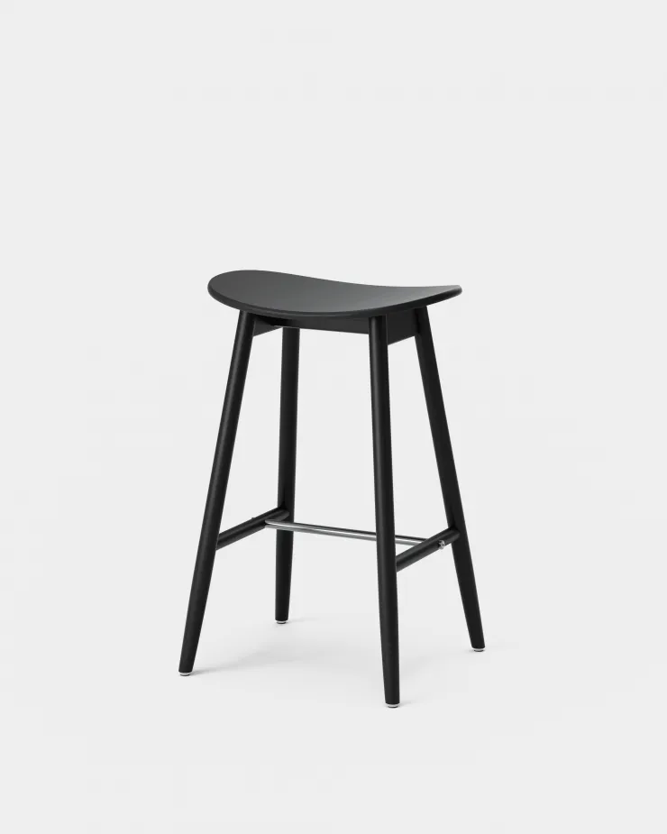Icha baarijakkara 65 cm, Mustaksi petsattu pyökki Massproductions