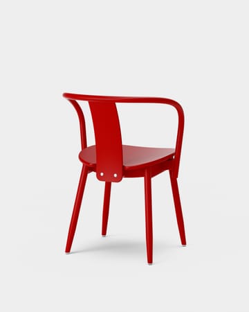 Icha tuoli - Punaiseksi lakattu pyökki - Massproductions