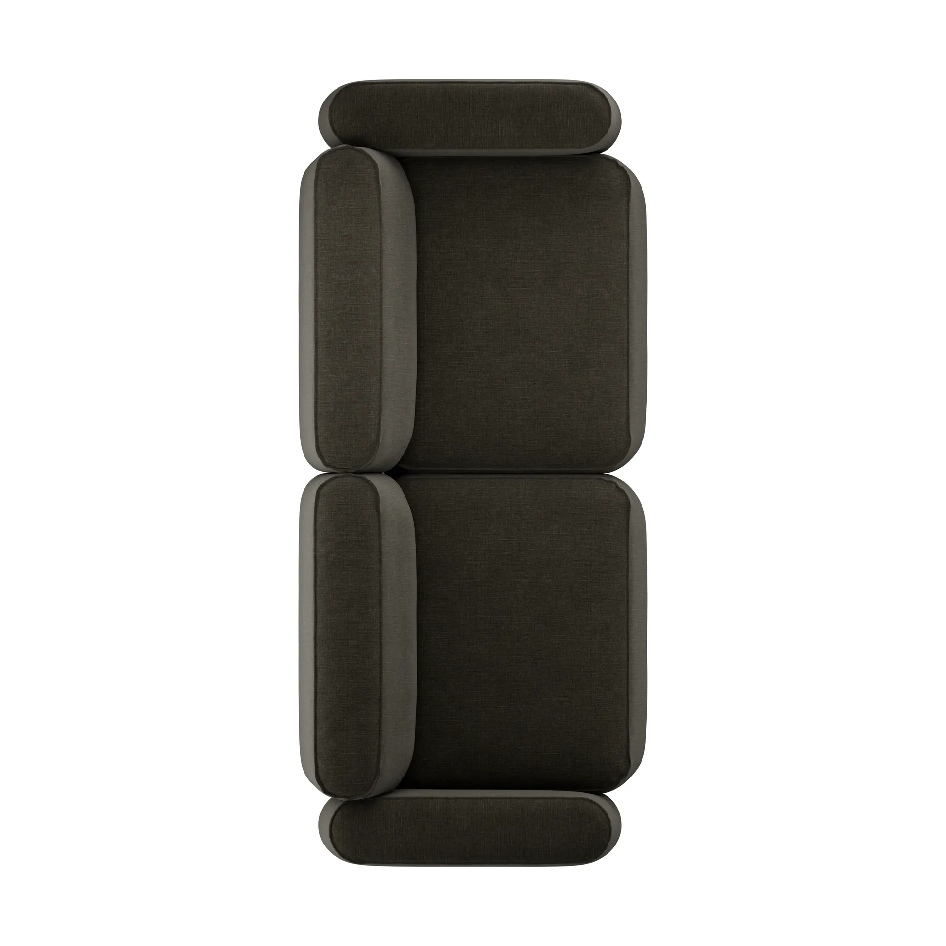 Patch 2,5-istuttava sohva, Linara 90 Espresso Massproductions