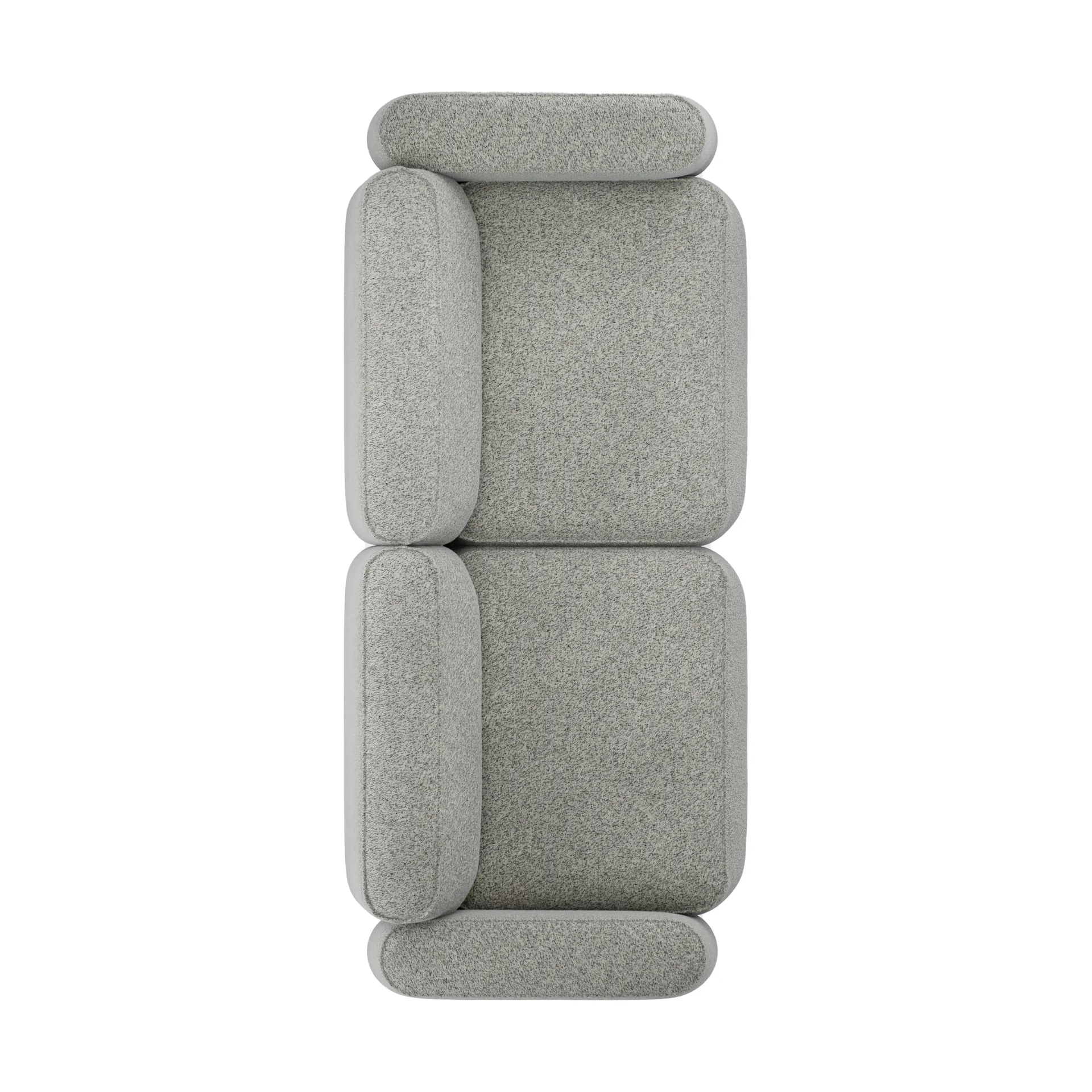 Patch 2,5-istuttava sohva, Spiral 23 Monochrome Massproductions