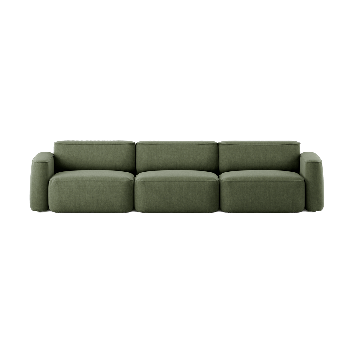 Massproductions Patch 3-istuttava sohva Linara 100 Tarragon