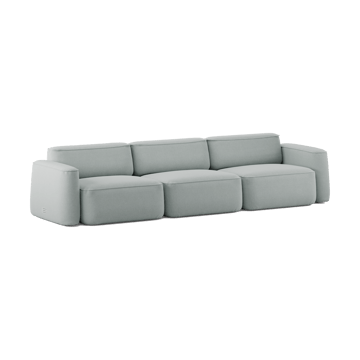 Patch 3-istuttava sohva - Linara 253 Swedish Grey - Massproductions