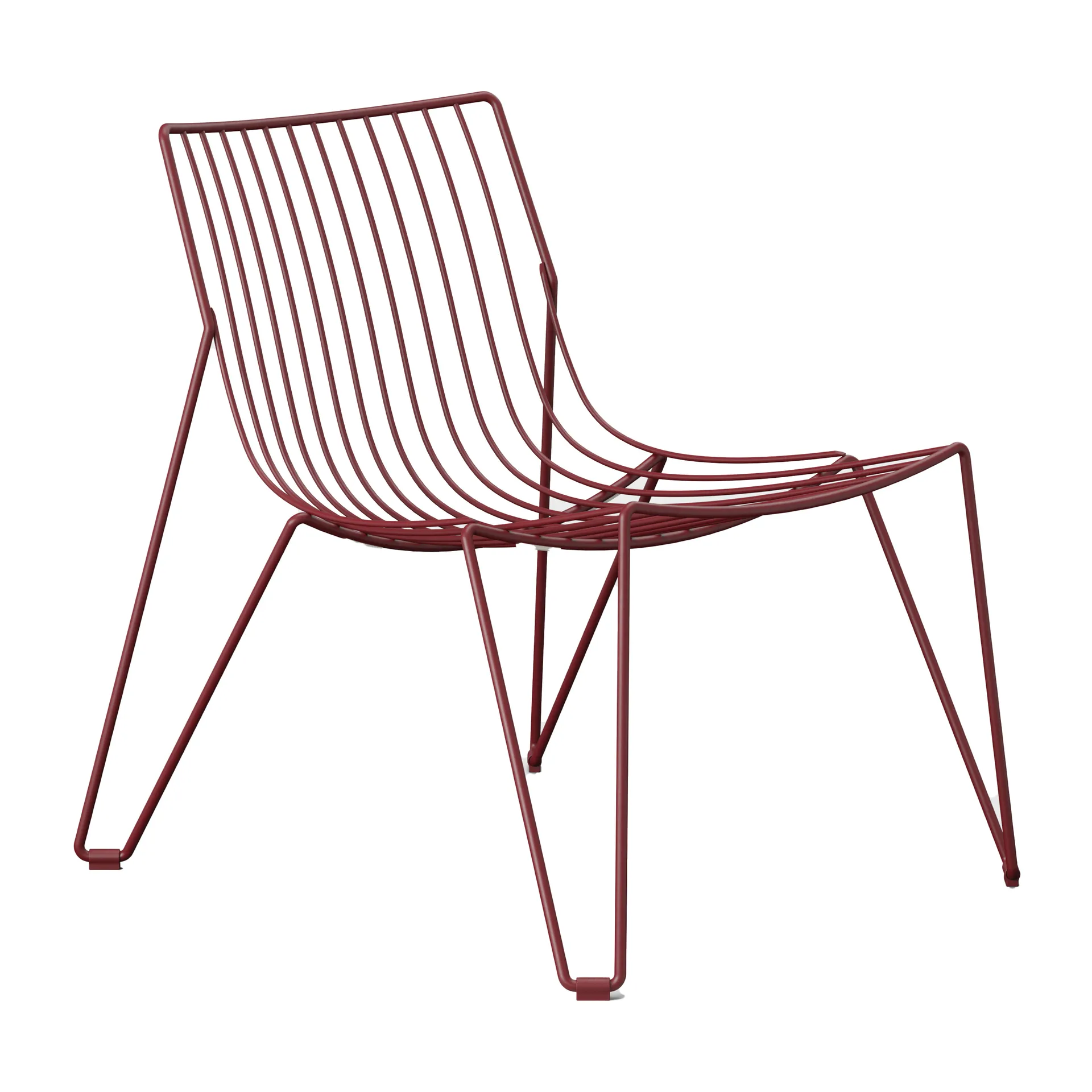 Tio easy chair lounge-tuoli, Wine Red Massproductions
