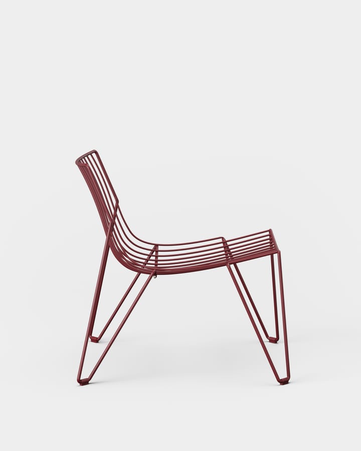 Tio easy chair lounge-tuoli, Wine Red Massproductions