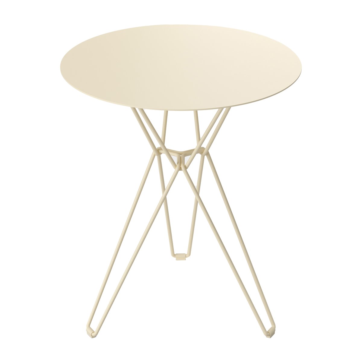 Massproductions Tio kahvilapöytä 60 cm Ivory | Skandinaavinen Sisustus | Puutarhapöydät | Beige