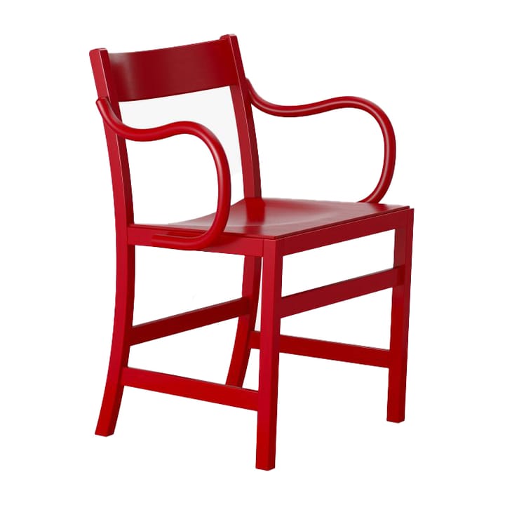 Waiter XL -nojatuoli - Punaiseksi lakattu pyökki - Massproductions