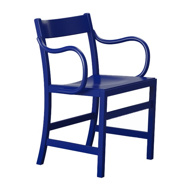 Waiter XL -nojatuoli - Siniseksi lakattu pyökki - Massproductions