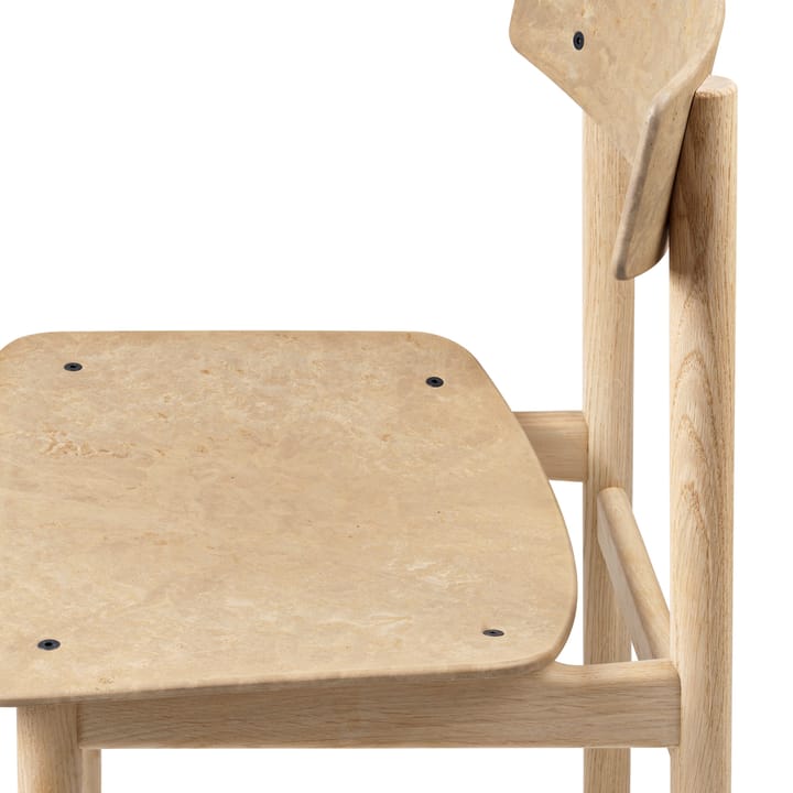 Conscious BM3162 -tuoli, Soaped oak-coffee waste light Mater