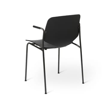 Nova Sea -käsinojallinen tuoli - Black, musta teräsrunko - Mater