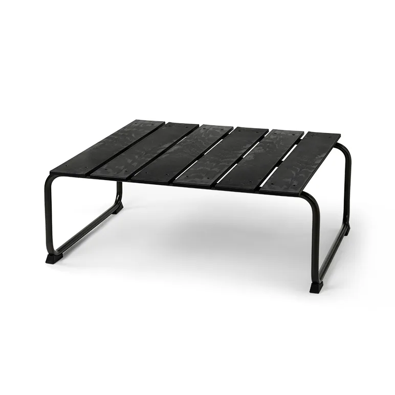 Ocean lounge table sohvapöytä 70x70x30 cm, Black Mater
