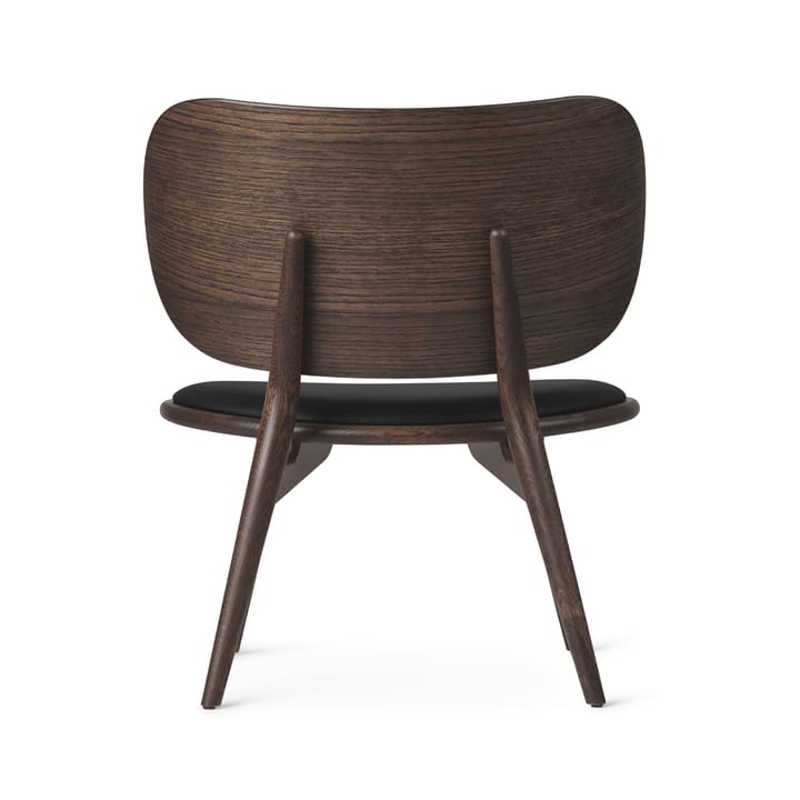 The Lounge Chair -loungetuoli, nahka black, sirka grey teline Mater