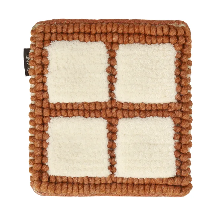 Näyte Pasture villamatto - Luonnonvalkoinen-ruoste - Material Samples