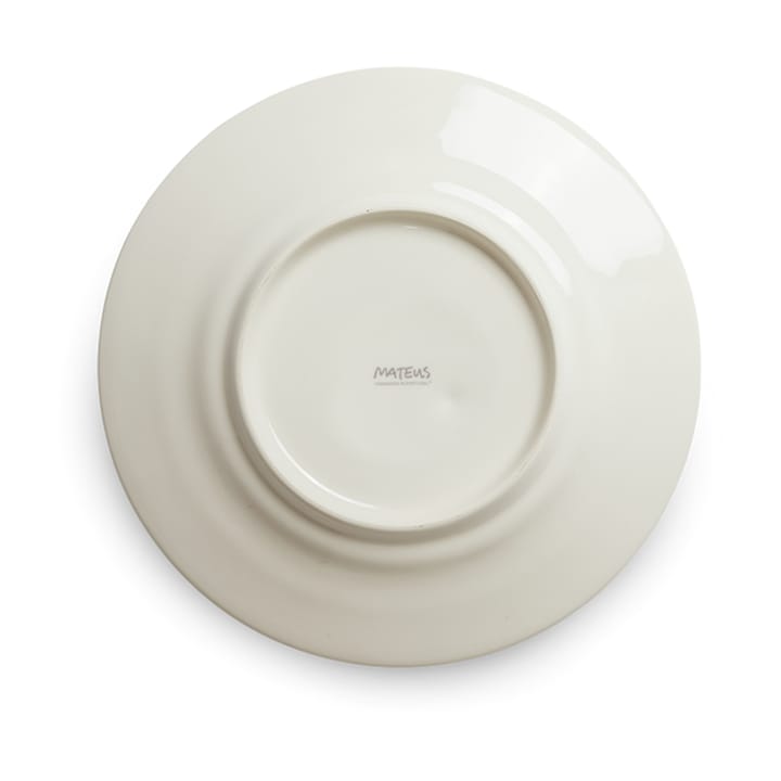 Basic joululautanen Ø 21 cm, Valkoinen-monivärinen Mateus