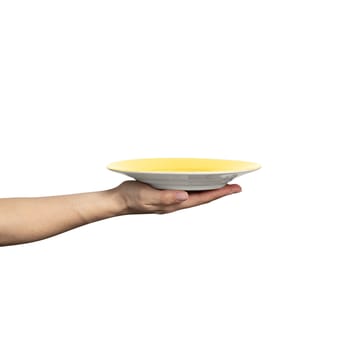 Basic-lautanen 21 cm - Keltainen - Mateus