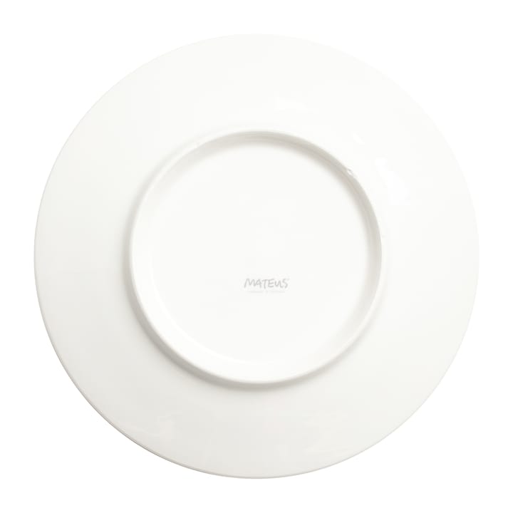 Basic-lautanen 21 cm - valkoinen - Mateus