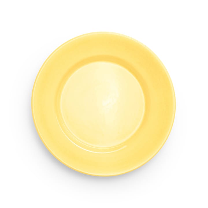 Basic lautanen 25 cm - Keltainen - Mateus