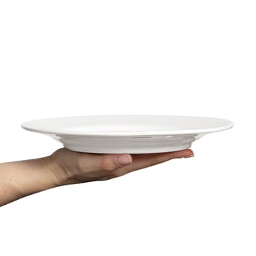Basic lautanen 25 cm - Valkoinen - Mateus