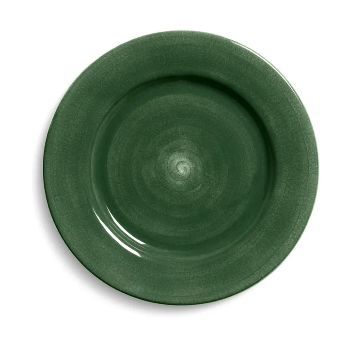 Basic-lautanen 28 cm - Forest green - Mateus