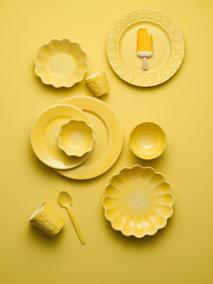 Basic-lautanen 28 cm - Keltainen - Mateus