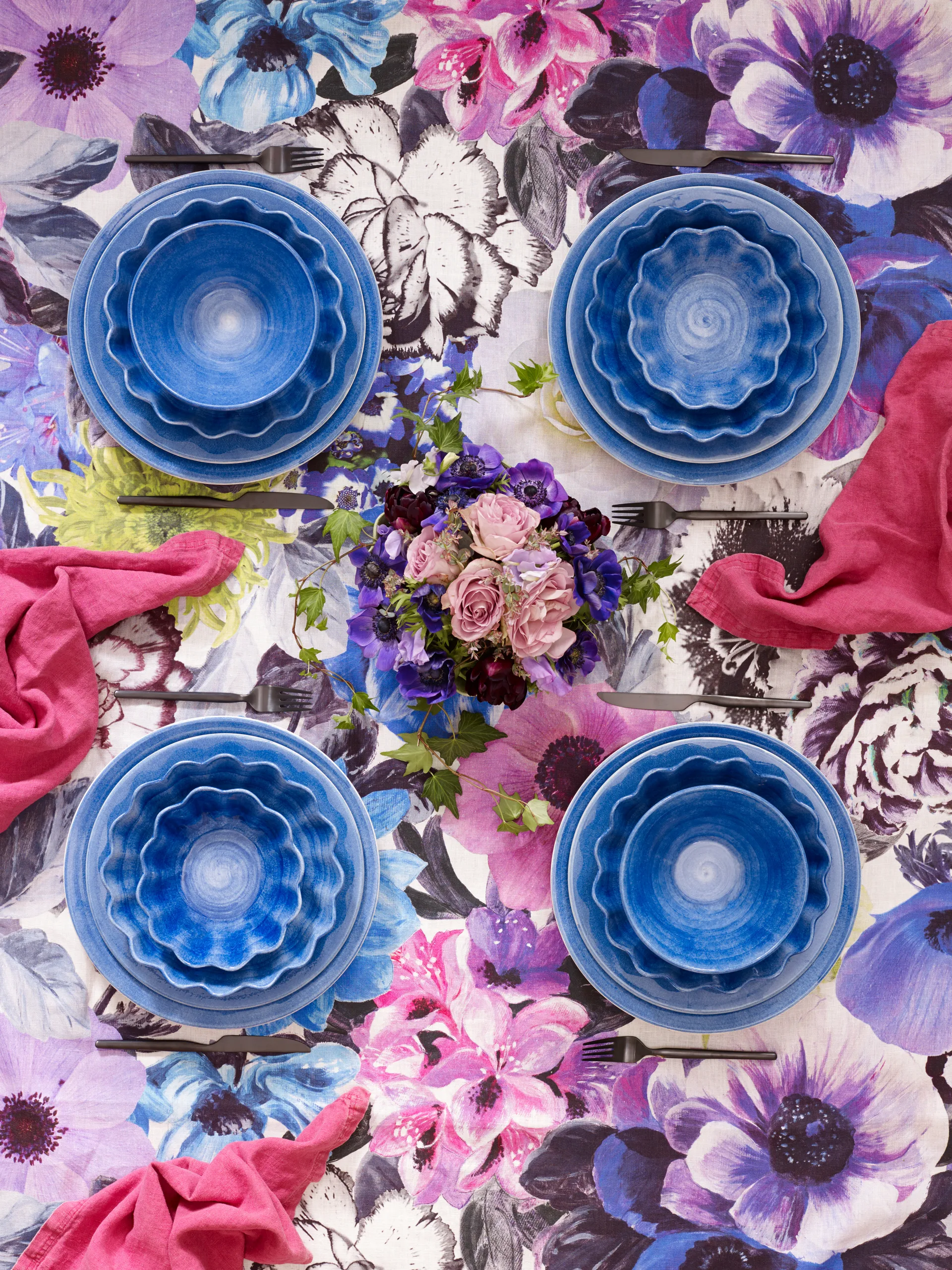 Basic-lautanen 28 cm, Vaaleansininen Mateus