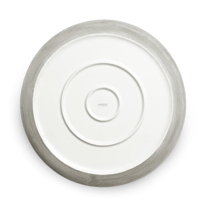 Basic-lautanen 36 cm - Harmaa - Mateus