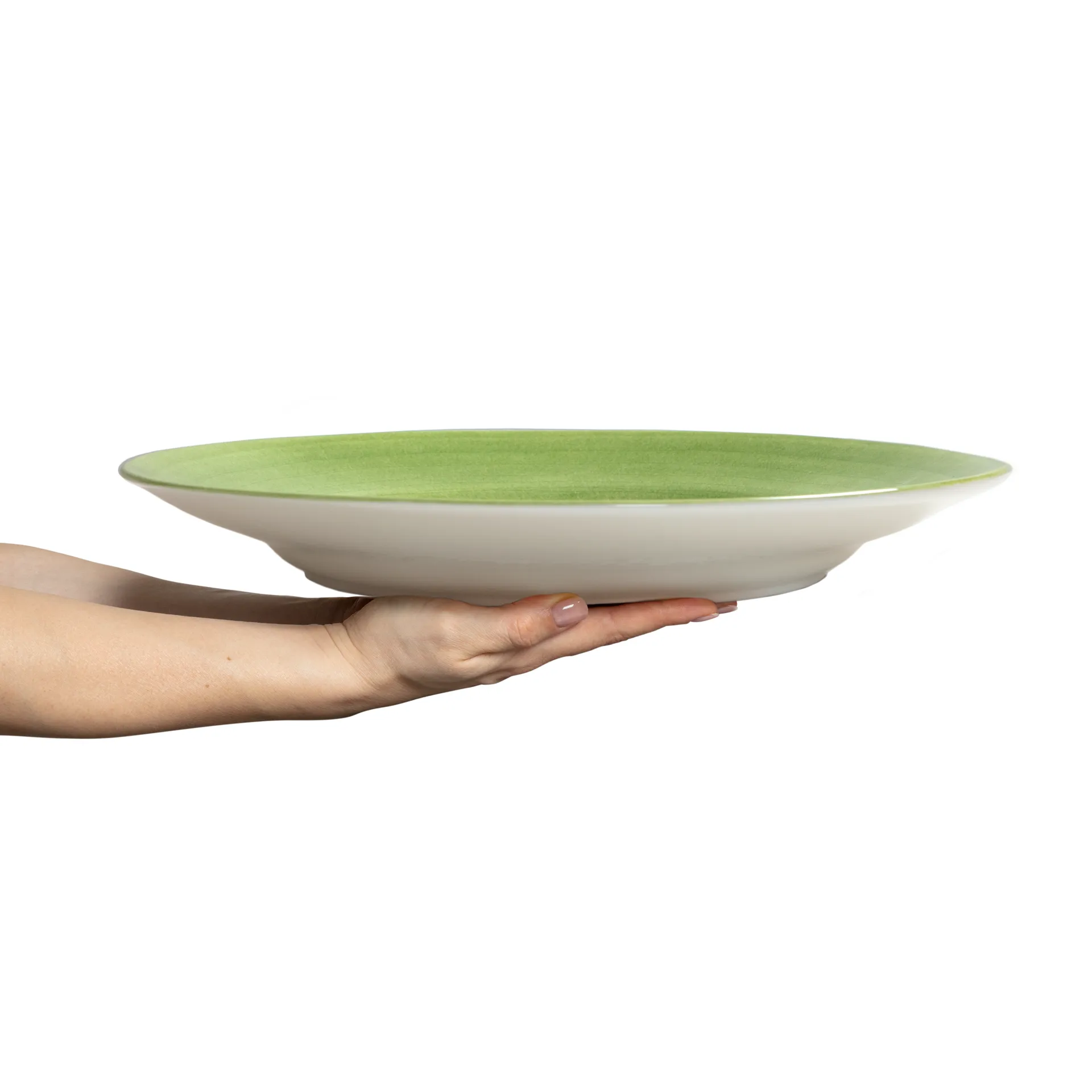 Basic tarjoilulautanen Ø41 cm, Vihreä Mateus