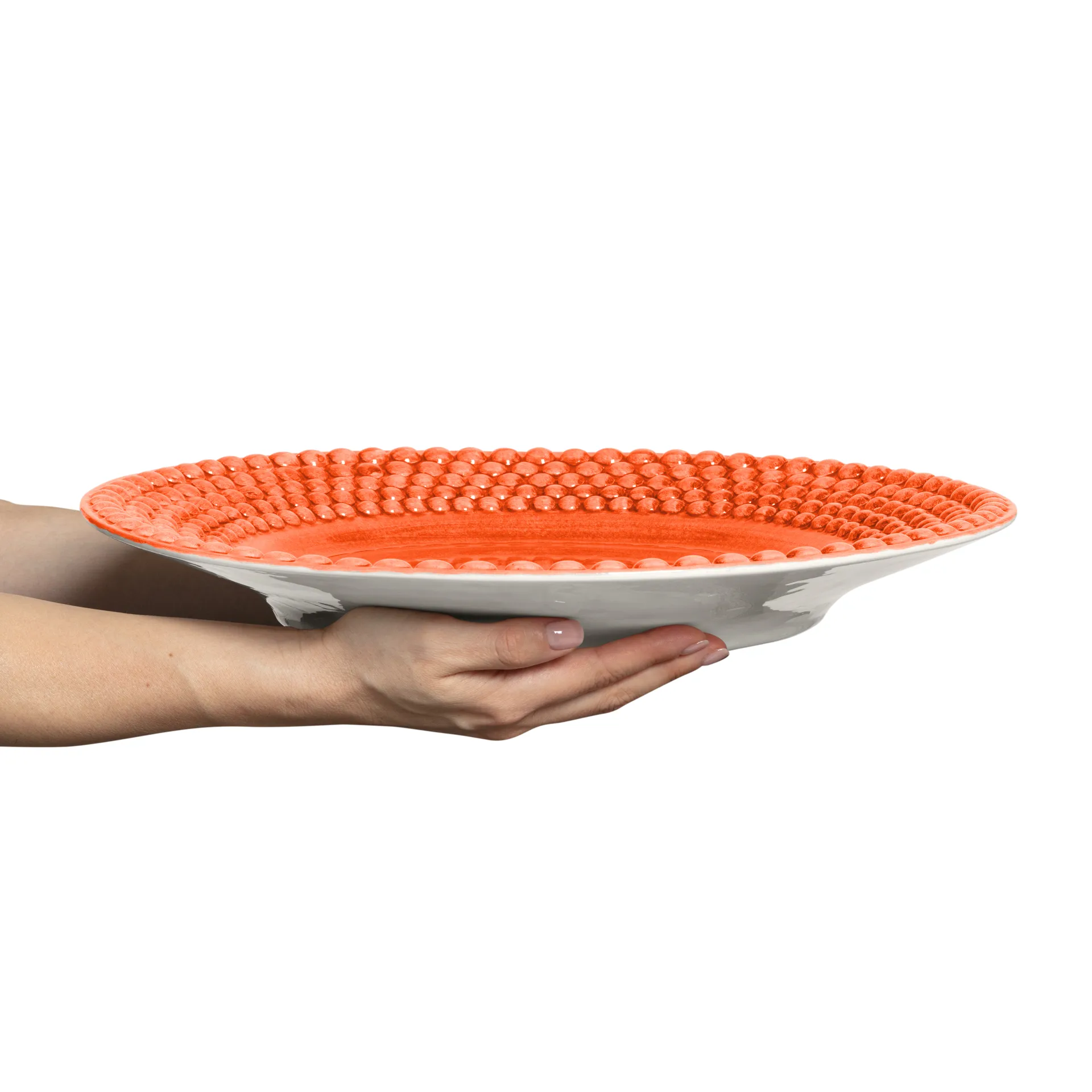 Bubbles-lautanen 42 cm, Oranssi Mateus