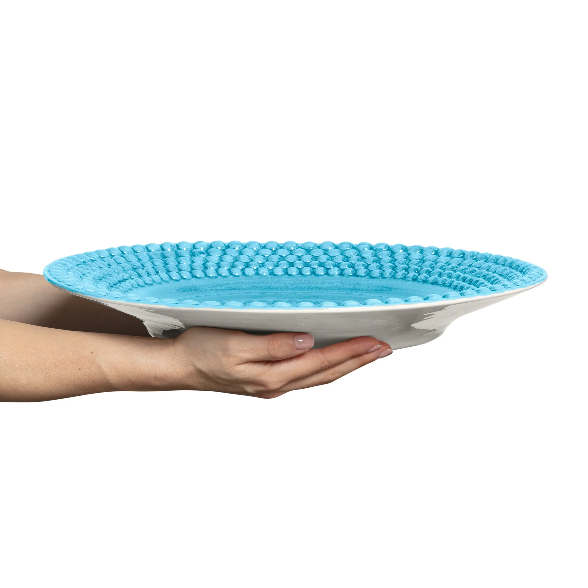 Bubbles-lautanen 42 cm, Turkoosi Mateus