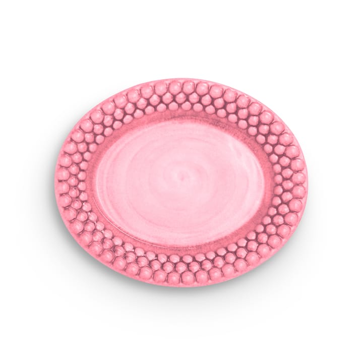 Bubbles-lautanen, ovaali 20 cm - Vaaleanpunainen - Mateus