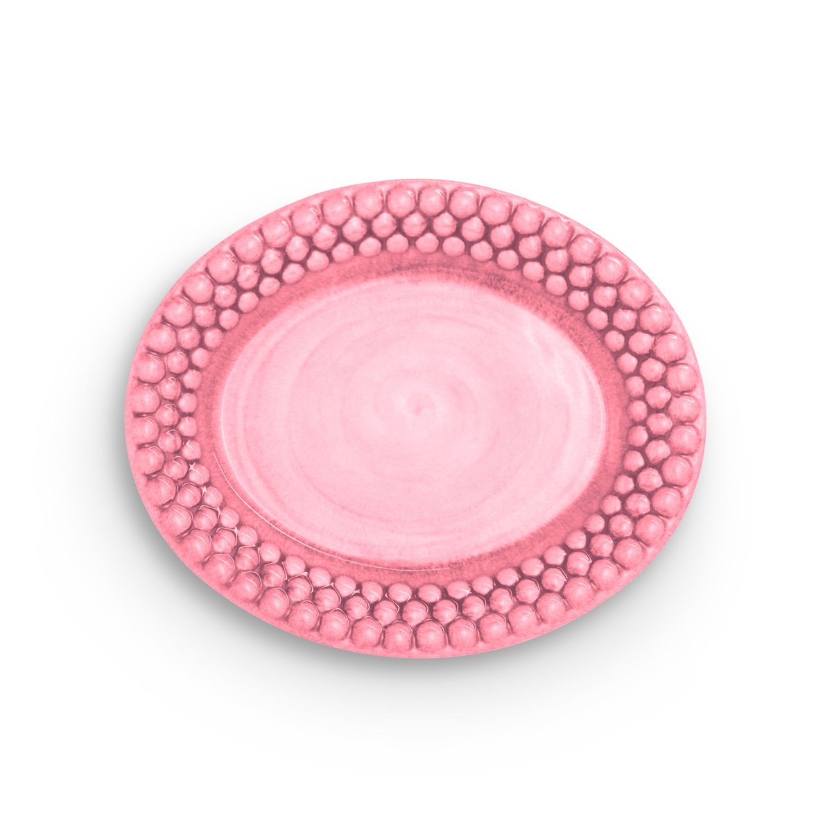 Mateus Bubbles-lautanen ovaali 20 cm Vaaleanpunainen
