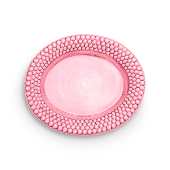 Bubbles-lautanen, ovaali 35 cm - Vaaleanpunainen - Mateus
