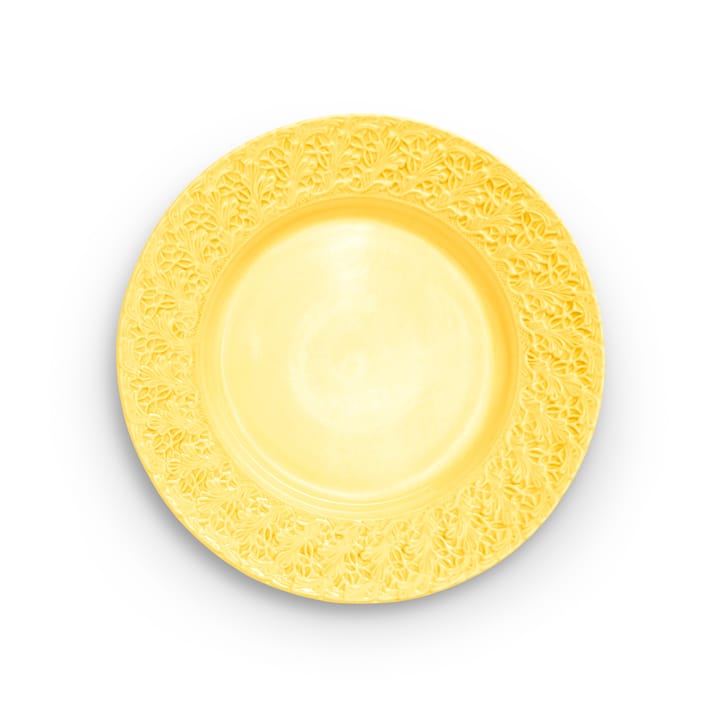 Lace-lautanen 32 cm - Keltainen - Mateus