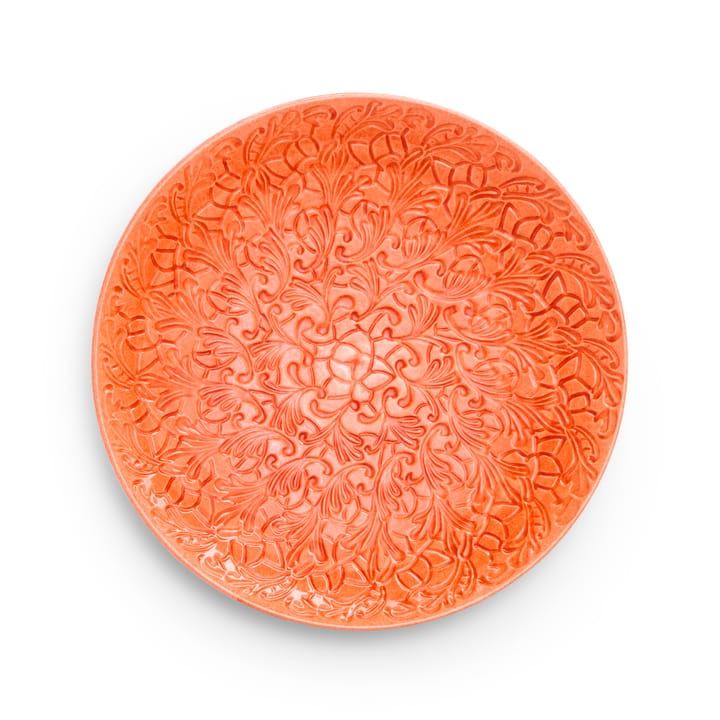 Lace-lautanen 34 cm - Oranssi - Mateus