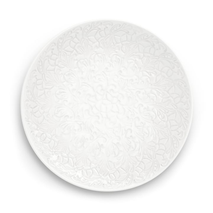 Lace-lautanen 34 cm - Valkoinen - Mateus