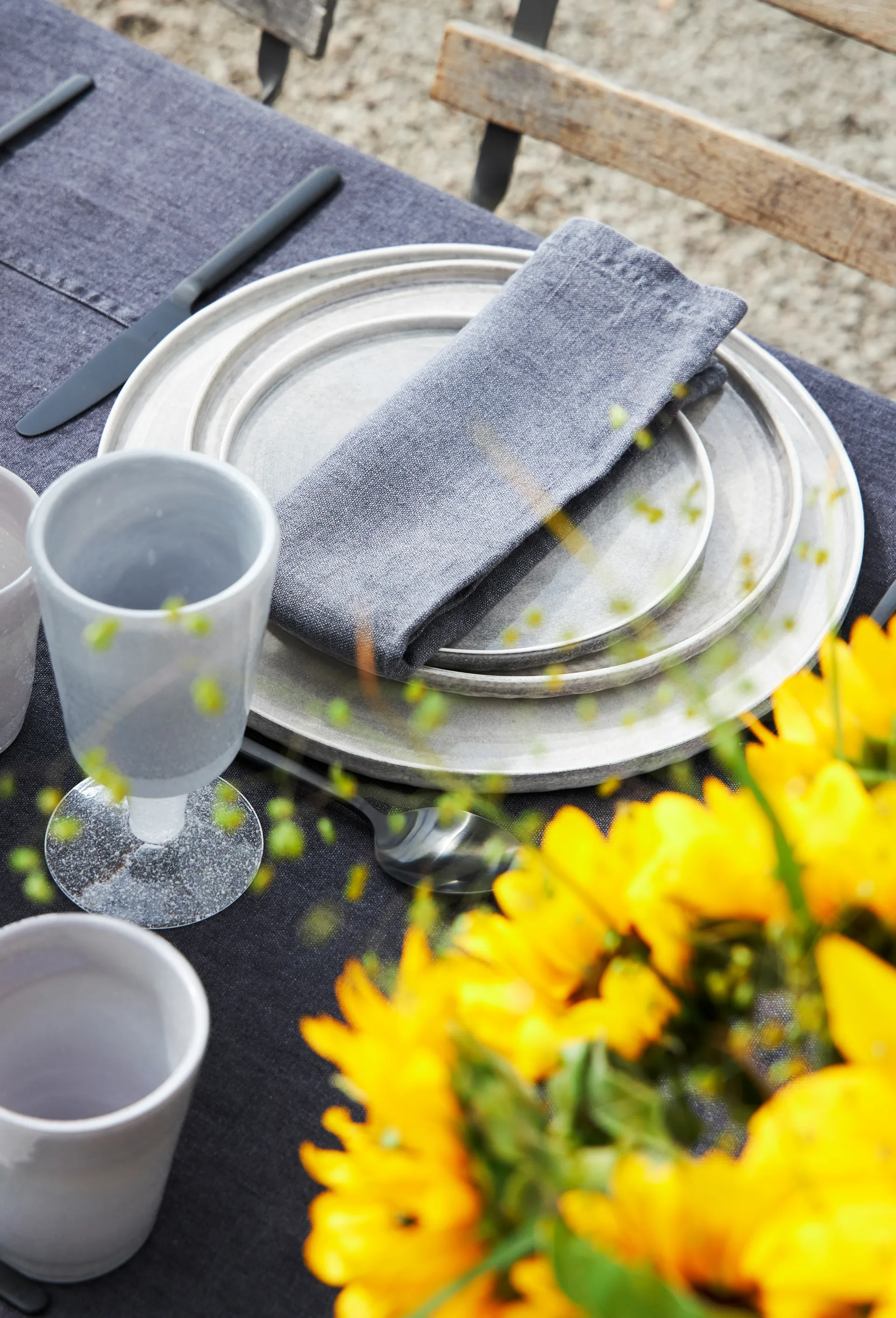 MSY-lautanen 20 cm, Icy blue Mateus