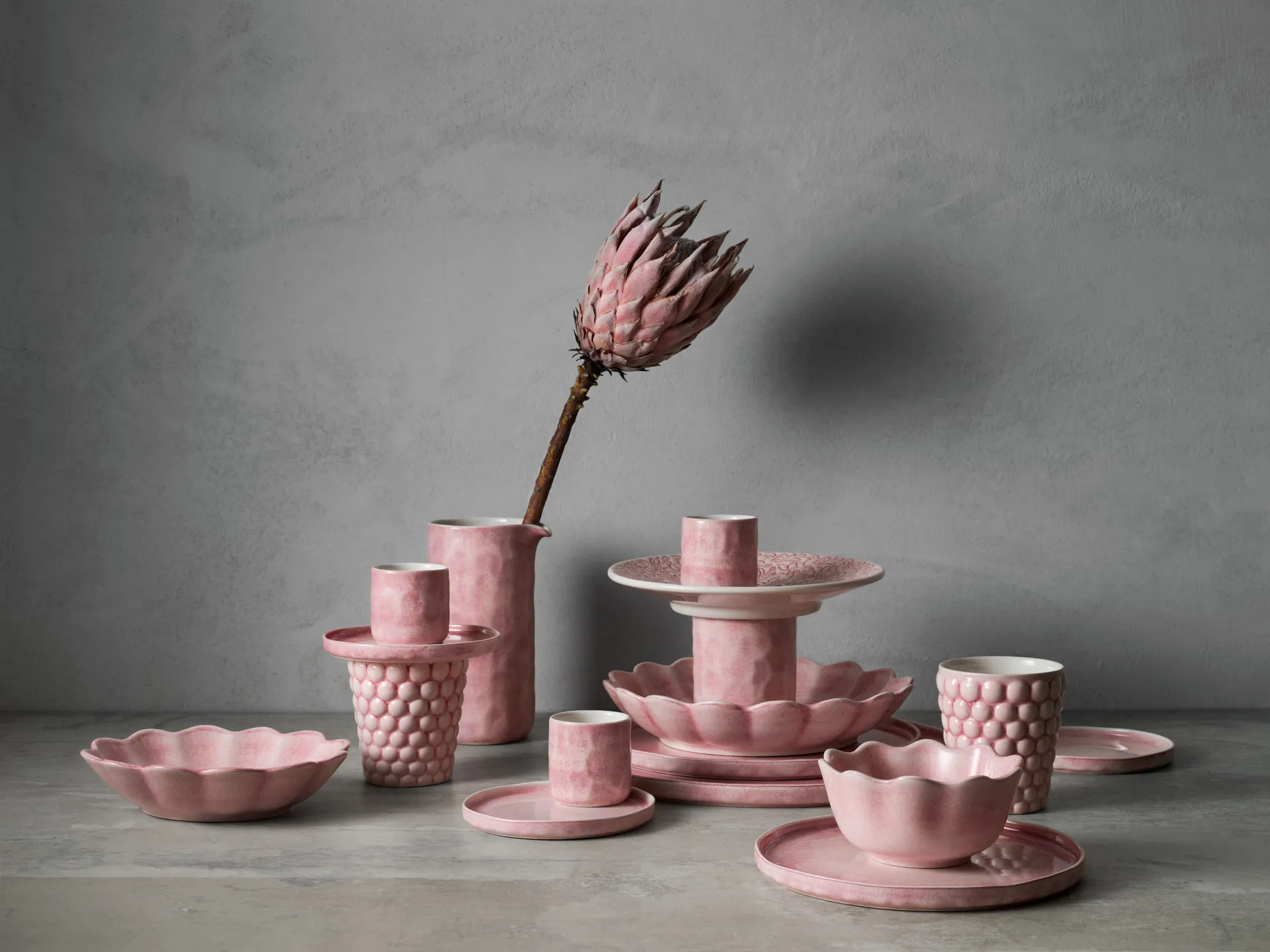 MSY-lautanen 20 cm, light pink Mateus