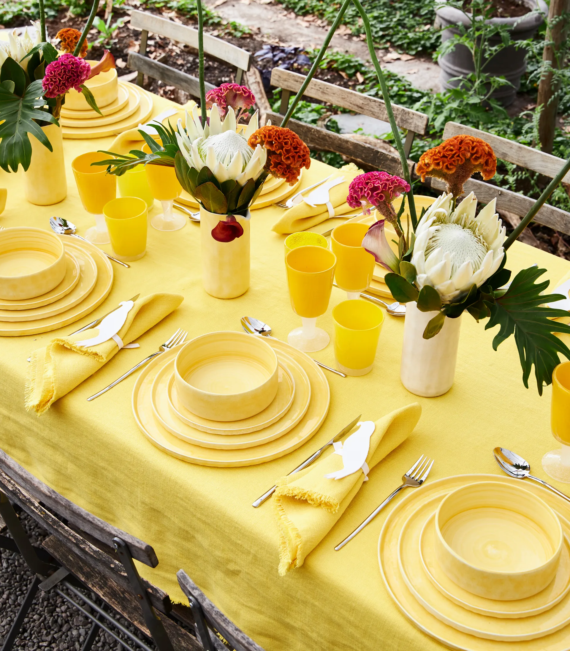 MSY-lautanen 25 cm, Keltainen Mateus