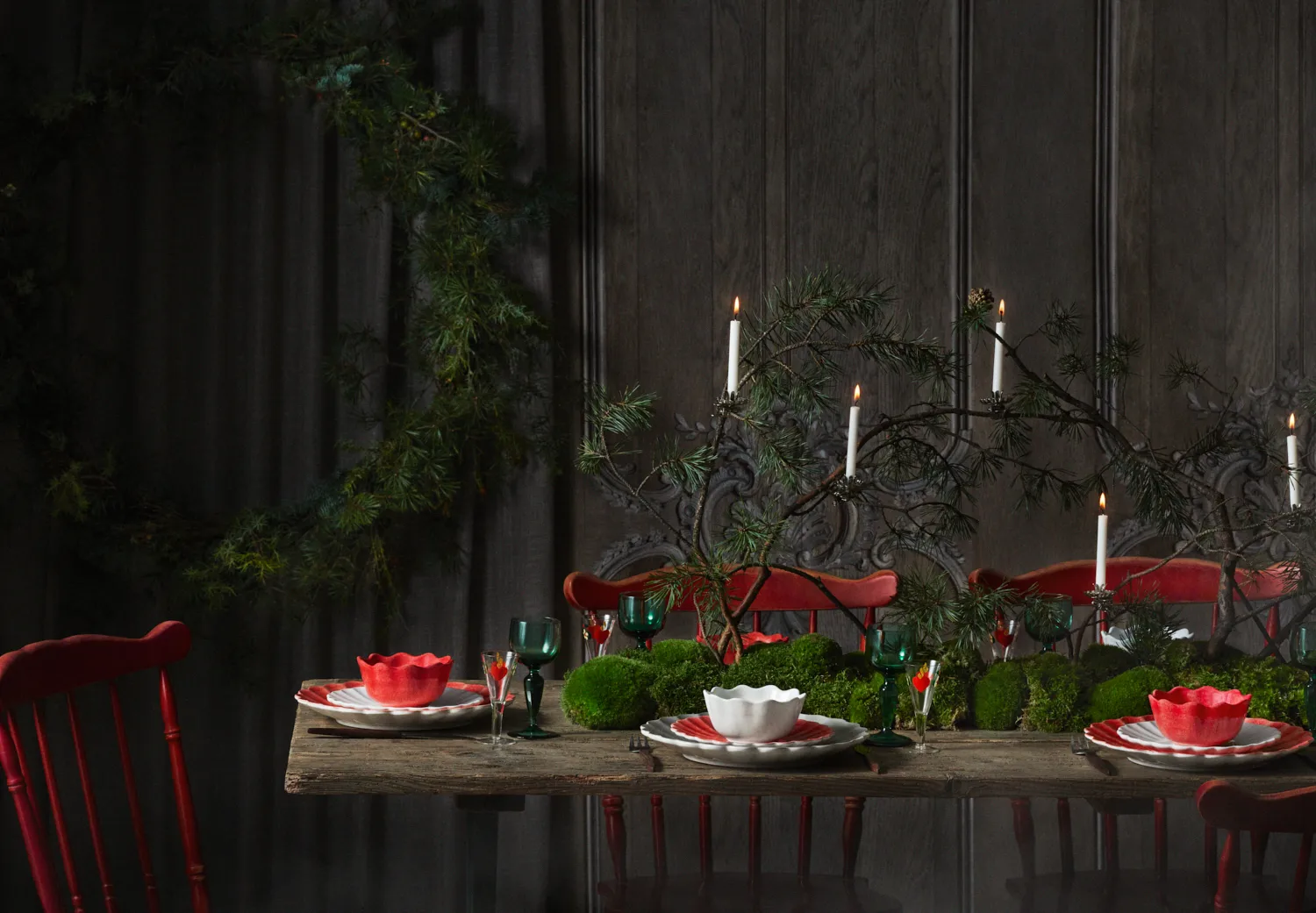 Oyster kulho Ø13 cm, Punainen Mateus