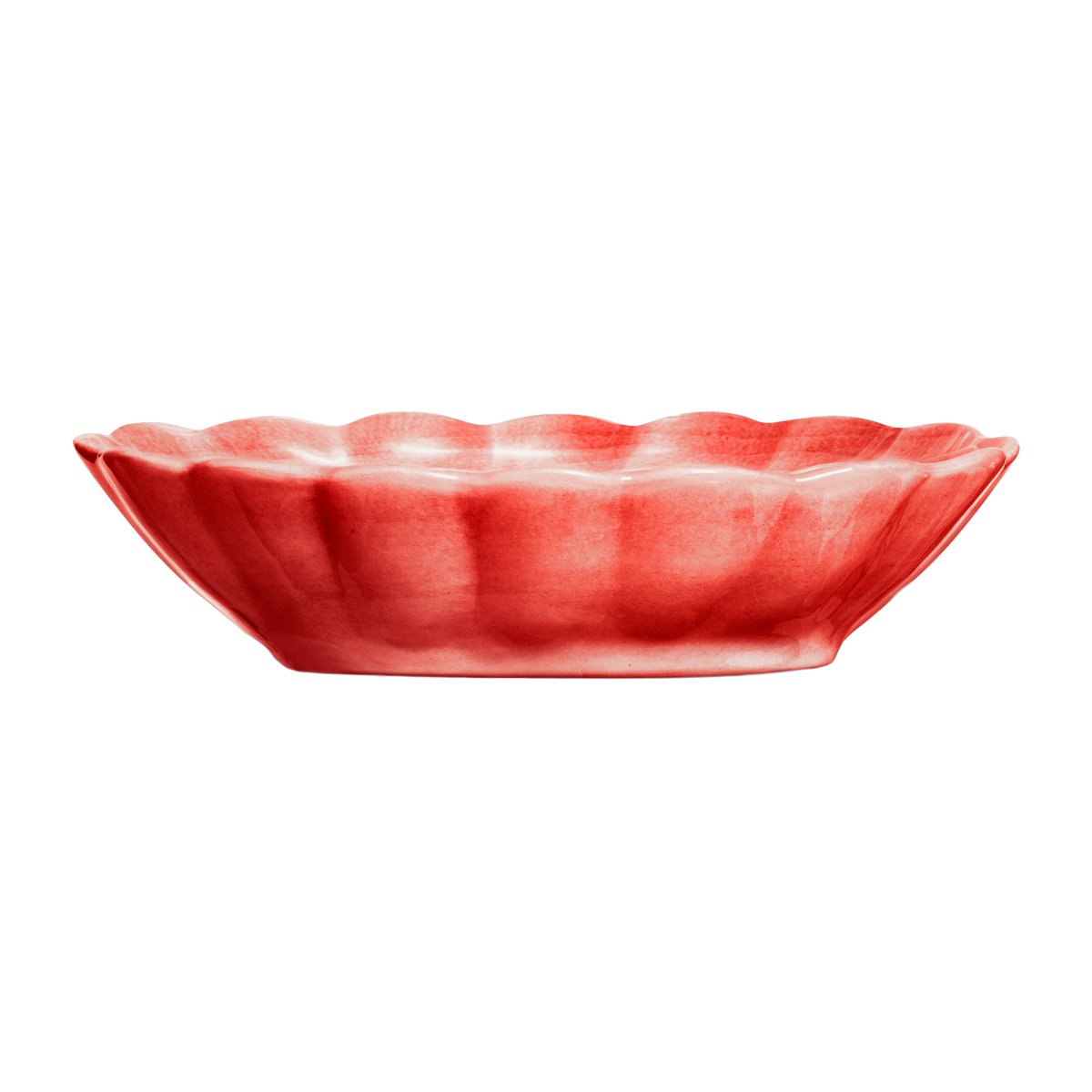 Mateus Oyster kulho 18x23 cm Punainen | Skandinaavinen Sisustus | Tarjoilukulhot | Punainen