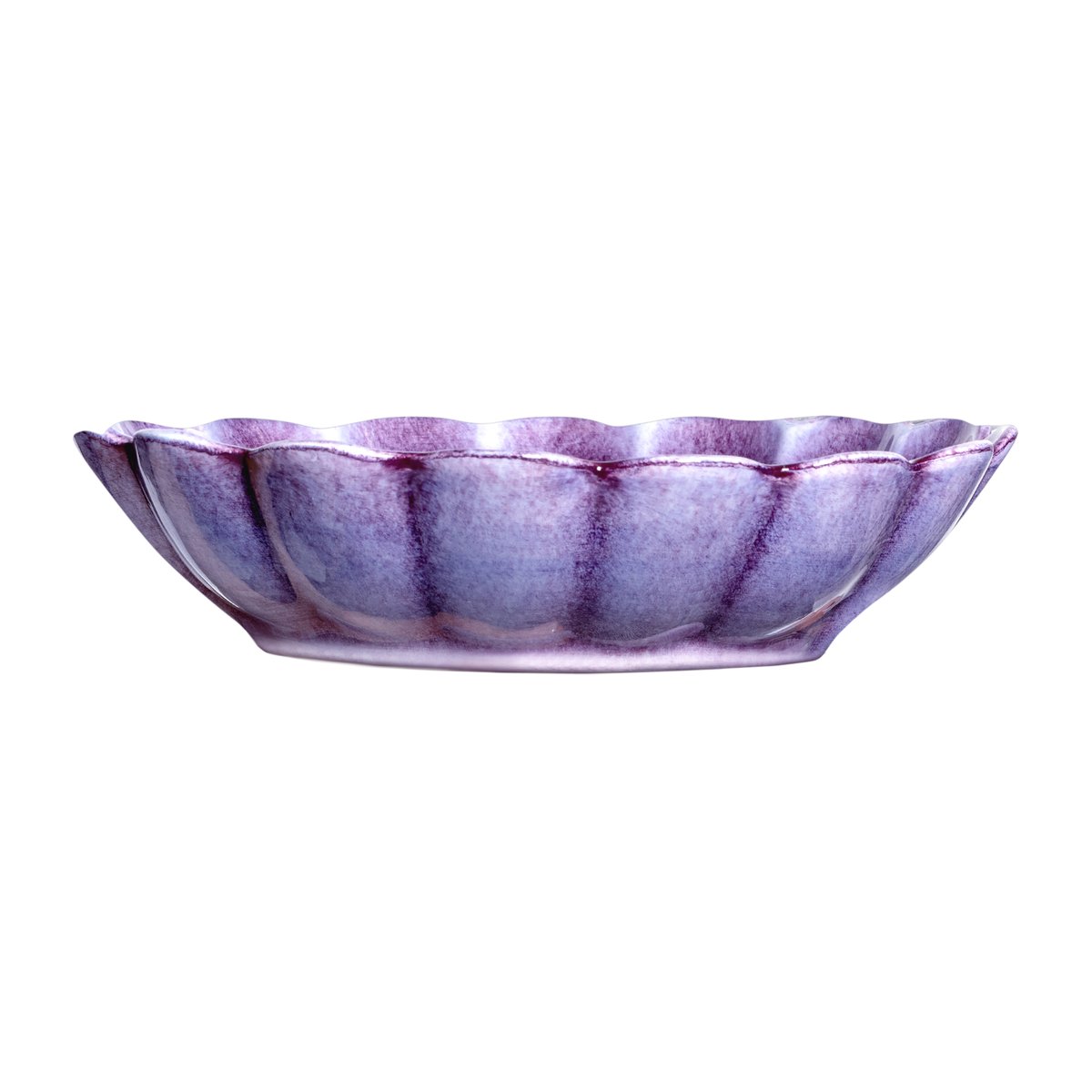Mateus Oyster kulho 18x23 cm Violetti | Skandinaavinen Sisustus | Tarjoilukulhot | Violetti