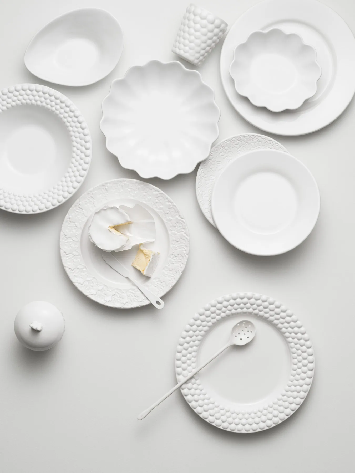 Oyster kulho Ø24 cm, valkoinen Mateus